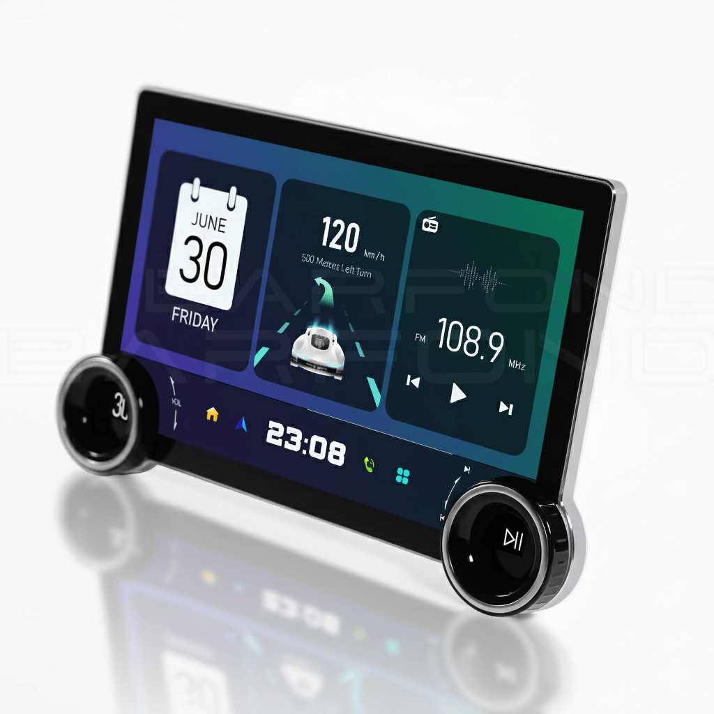 شاشة ذكية للسيارة Diamond – نظام أندرويد 13 ودعم GPS وCarPlay