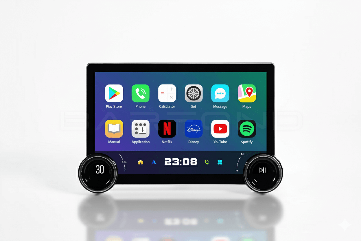 شاشة ذكية للسيارة Diamond – نظام أندرويد 13 ودعم GPS وCarPlay