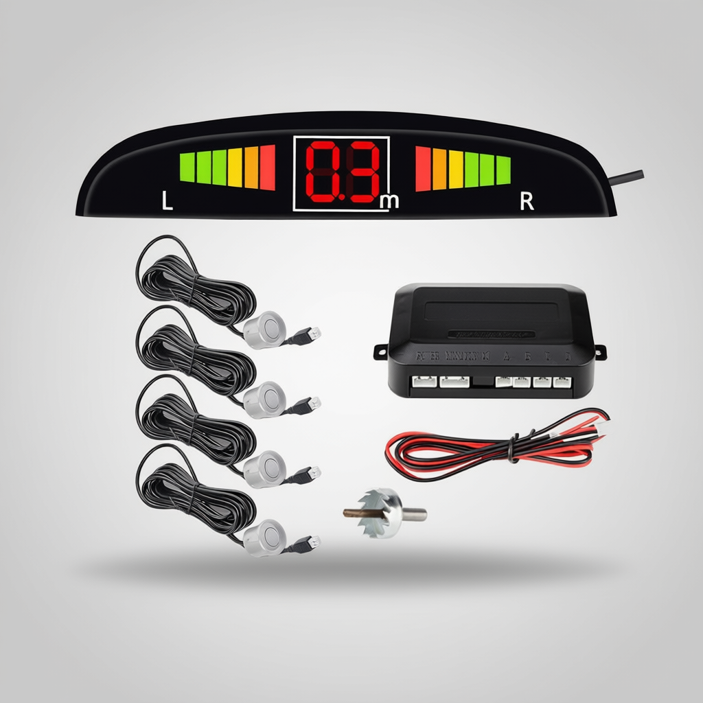 جهاز ركن ذكي للسيارة – 4 حساسات وشاشة رقمية