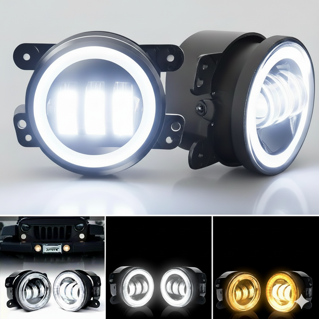 كشاف شبورهLED مقاس 4 بوصة