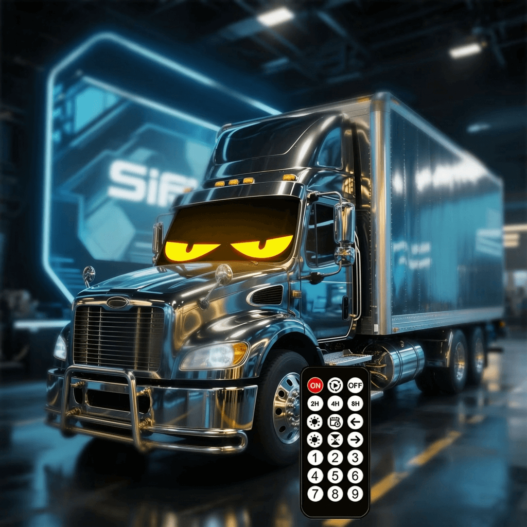 شاشة LED مضيئة للسيارات – نسخة الريموت